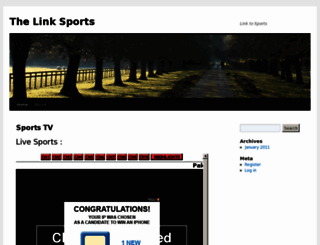 thelinksports.com screenshot