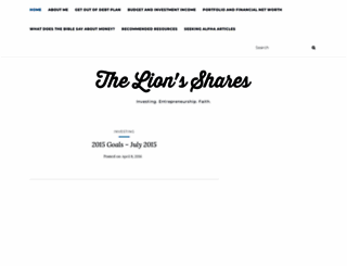 thelionsshares.com screenshot