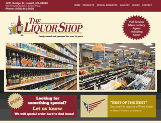 theliquorshops.com screenshot