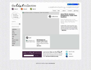 thelistcollective.com screenshot