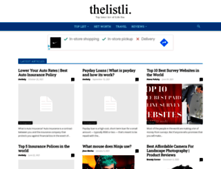 thelistli.com screenshot