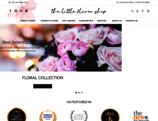 thelittleflowershop.com.sg screenshot