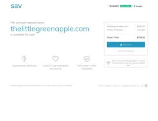 thelittlegreenapple.com screenshot