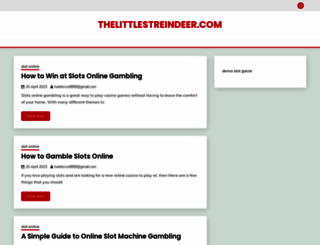 thelittlestreindeer.com screenshot