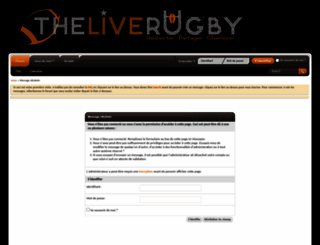 theliverugby.com screenshot
