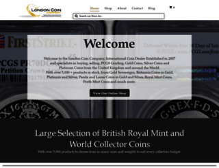 thelondoncoincompany.com screenshot