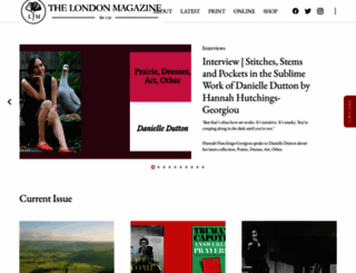 thelondonmagazine.org screenshot