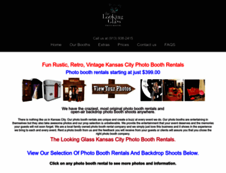 thelookingglassphotobooths.com screenshot