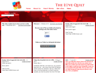 thelovequilt.com screenshot