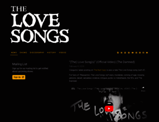thelovesongs.com screenshot