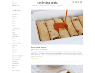thelovingtable.com screenshot
