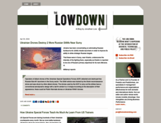 thelowdownblog.com screenshot