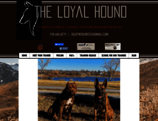 theloyalhoundcolorado.com screenshot