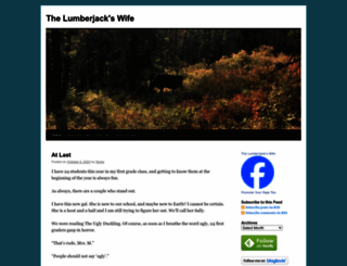 thelumberjackswife.com screenshot
