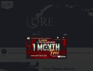 thelureapartments.com screenshot