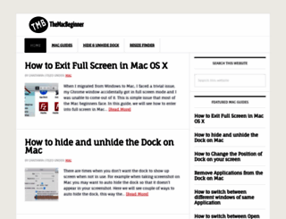 themacbeginner.com screenshot