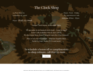 themagicclockshop.com screenshot