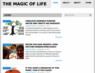 themagicoflife.info screenshot