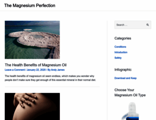 themagnesiumperfection.com screenshot
