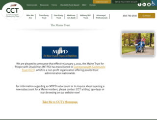 themainetrust.com screenshot