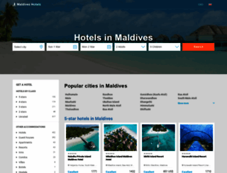 themaldiveshotels.com screenshot