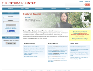 themandarincenter.org screenshot