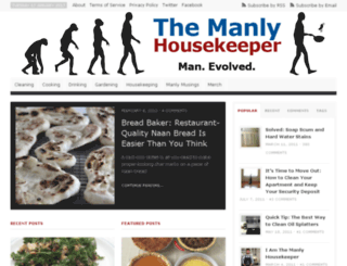 themanlyhousekeeper.com screenshot
