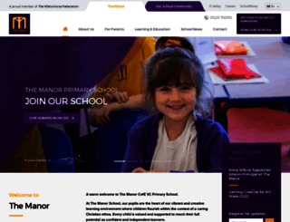 themanor-school.co.uk screenshot