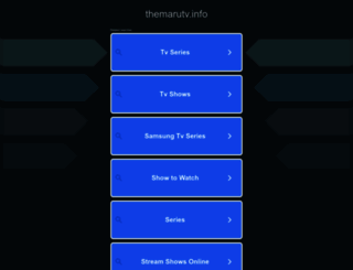 themarutv.info screenshot