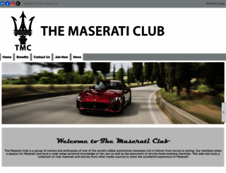 themaseraticlub.com screenshot