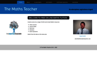 themathsteacher.com screenshot
