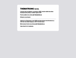 thematronic.cz screenshot