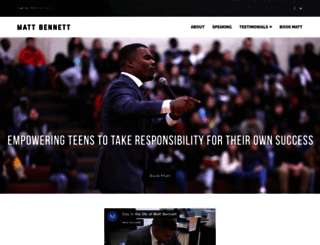 themattbennett.com screenshot