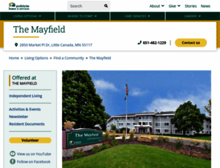 themayfield.org screenshot