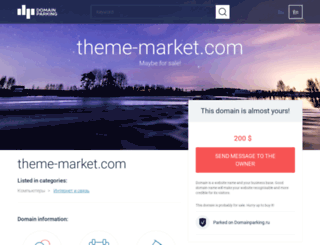 theme-market.com screenshot