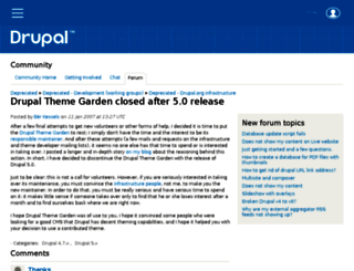 themes.drupal.org screenshot