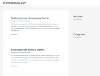 themesamurai.com screenshot