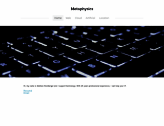 themetaphysicsalliance.com screenshot