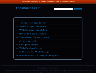 themforest.com screenshot