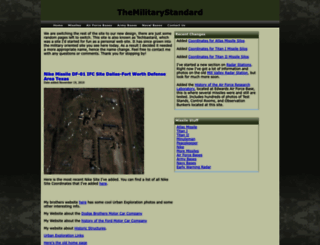 themilitarystandard.com screenshot