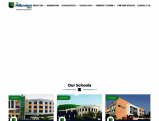 themillenniumschools.com screenshot