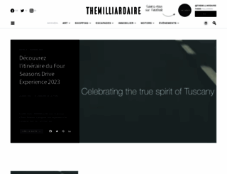 themilliardaire.com screenshot