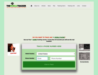 themobiletracker.com screenshot