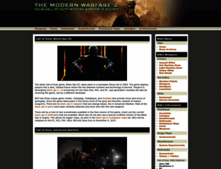 themodernwarfare2.com screenshot
