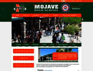 themojavehighschool.com screenshot