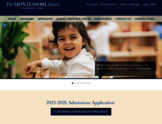 themontessorischools.org screenshot