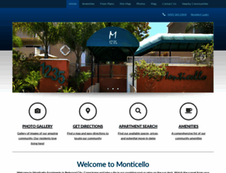themonticelloapartments.com screenshot