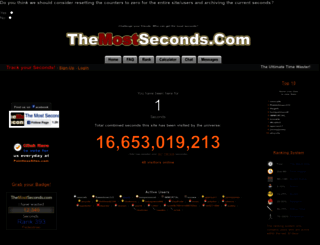 themostseconds.com screenshot