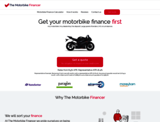 themotorbikefinancer.co.uk screenshot