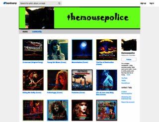 themousepolice.bandcamp.com screenshot